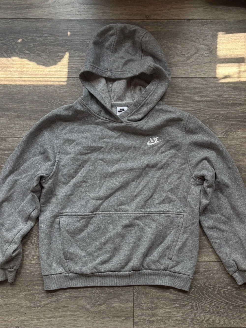 Nike Women’s Gray Hooded Sweatshirt